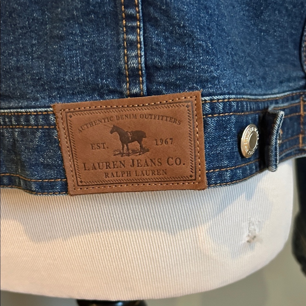 Ralph Lauren Dark Blue Jean Jacket - Picture 3 of 4
